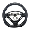 Carbon Fibre+Perforated Leather+LED+Black Stitching
