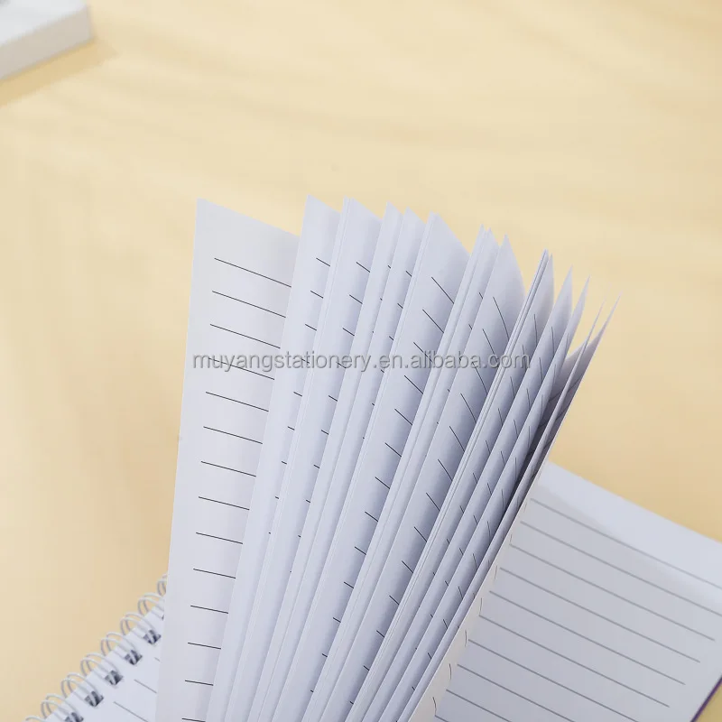 Multi Color 18 Month Hardbound Spiral Planner 2025 2026 Hard Cover Note Book for Students Custom A4 Plain Paper Spiral Notebook