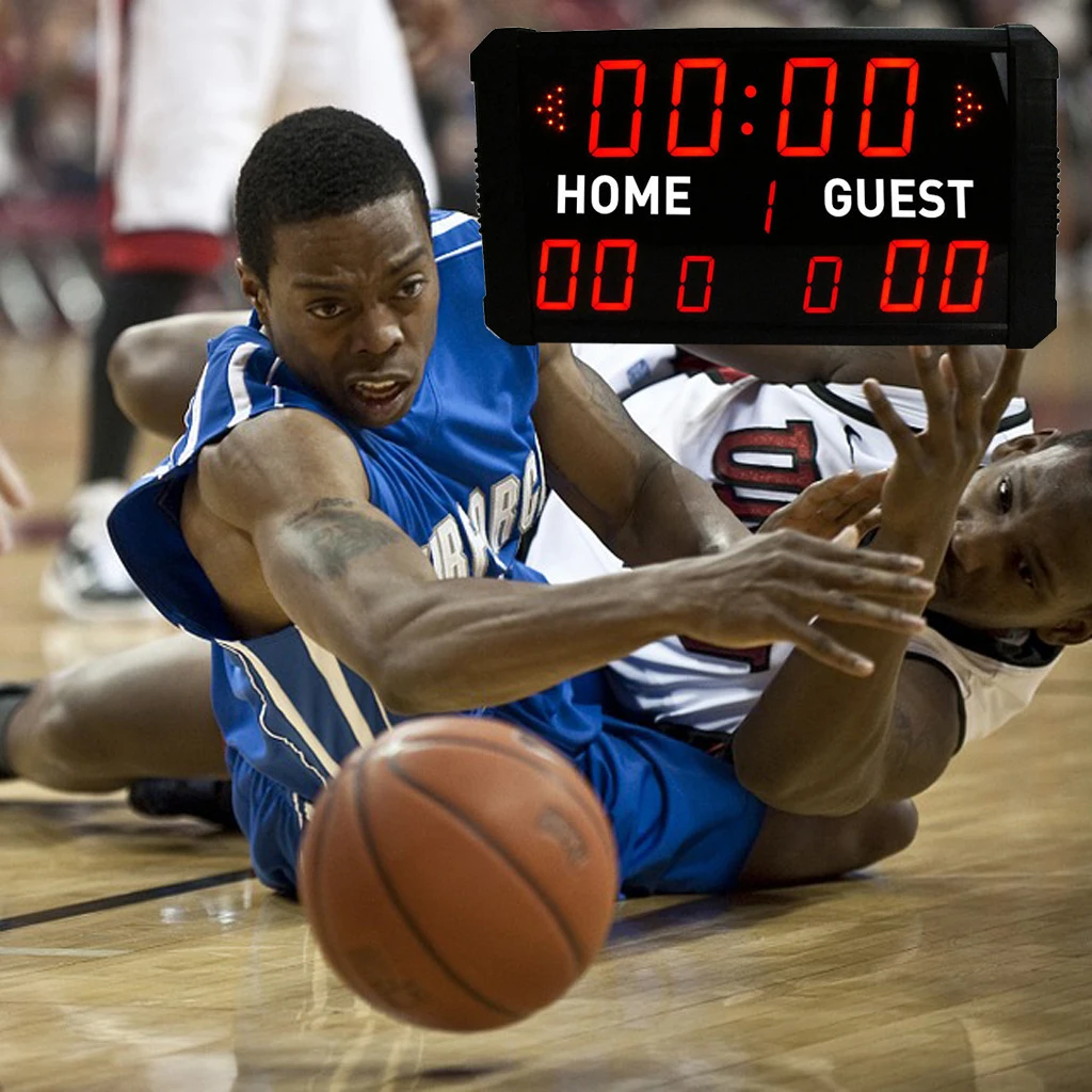 11 Digits Led Basketball Scoreboard Electronic Indoor Football