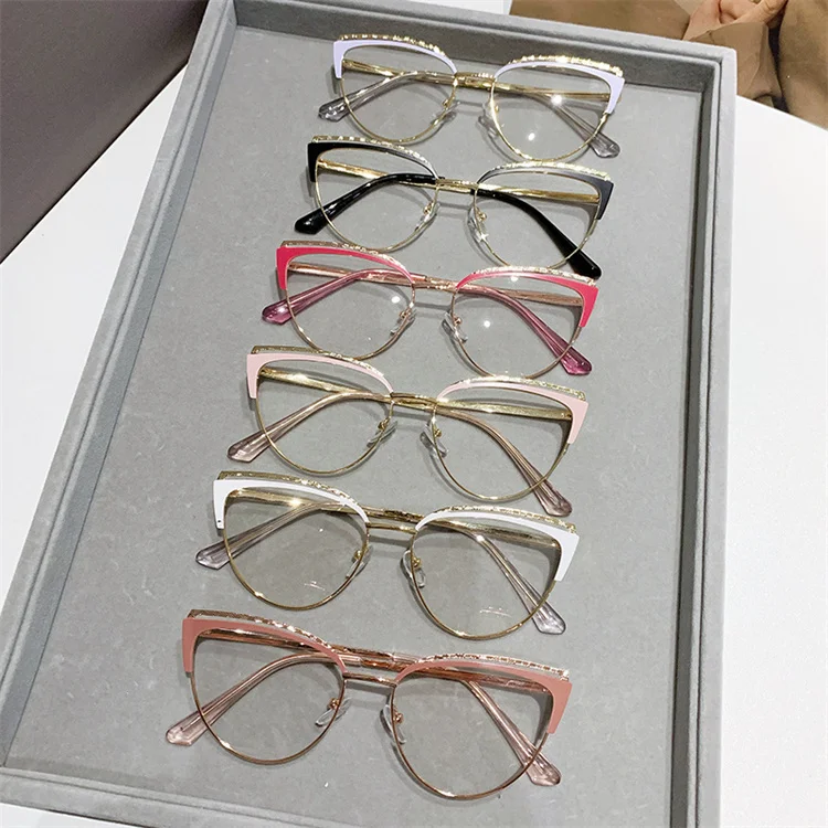 2025 Personality Metal Cat Eye Trendy Elegant Glasses