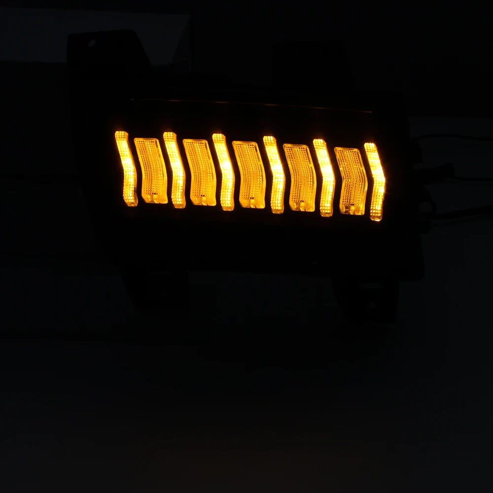 USA Version Smoke LED Fender Daytime Running Turn Signal Light Kits for Jeep Wrangler JL 2018 -2020