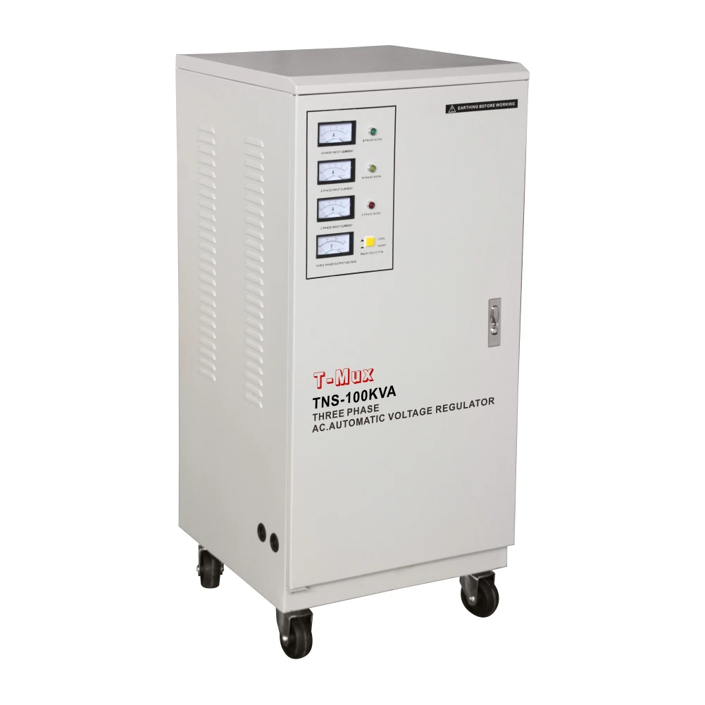 TMUX 100KVA AC Automatic Voltage Regulator Stabilizer for Office Three Phase Avr