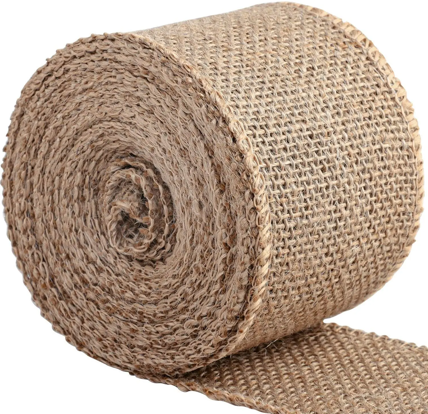 Christmas Hessian Roll Craft Burlap Jute Fabric Ribbon Roll Natural Woven  Bag Upholstery Supplies Coated Zx Sea Medium Weight