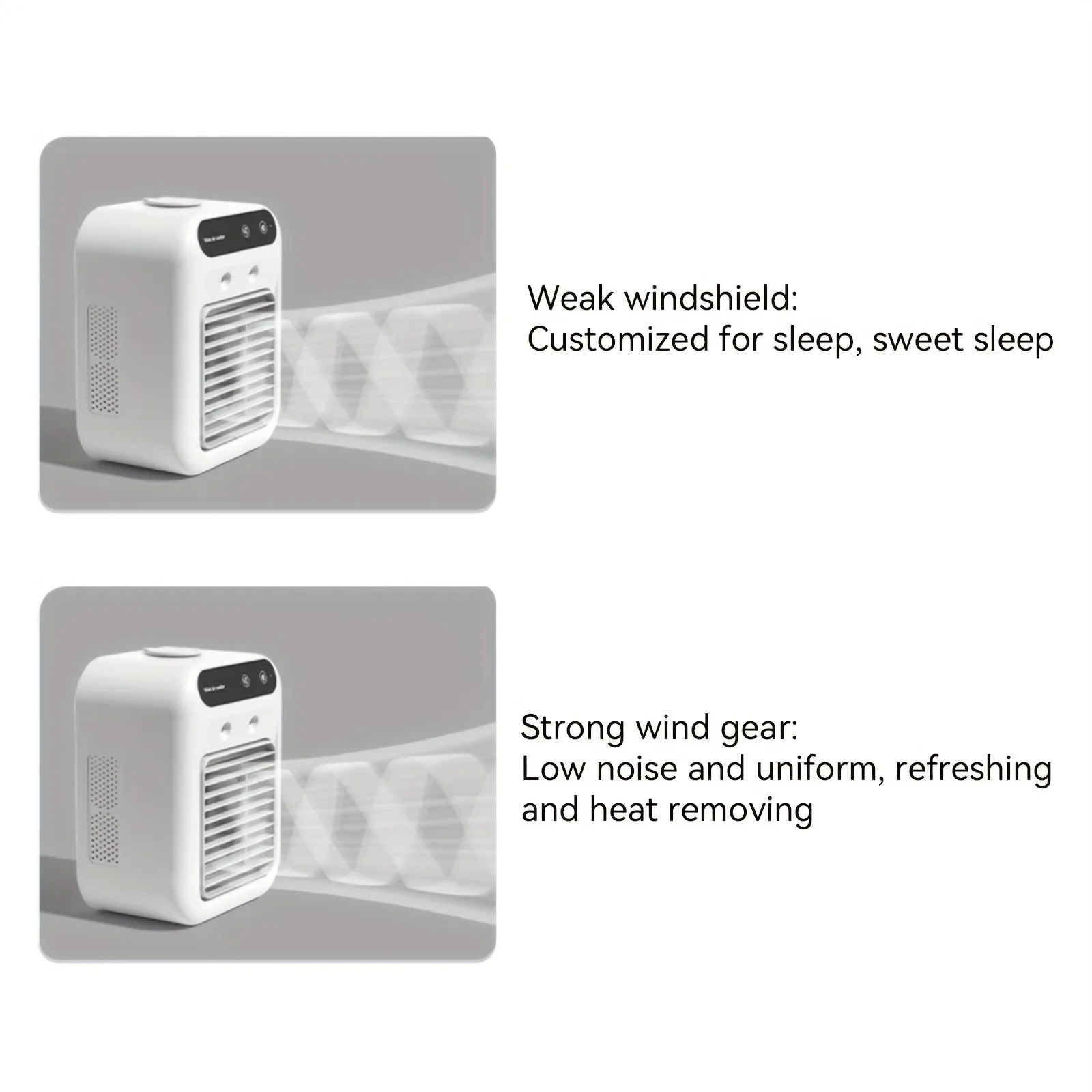 Portable Air Conditioner Fan Desktop Spray Cooler For Office_voghion.com