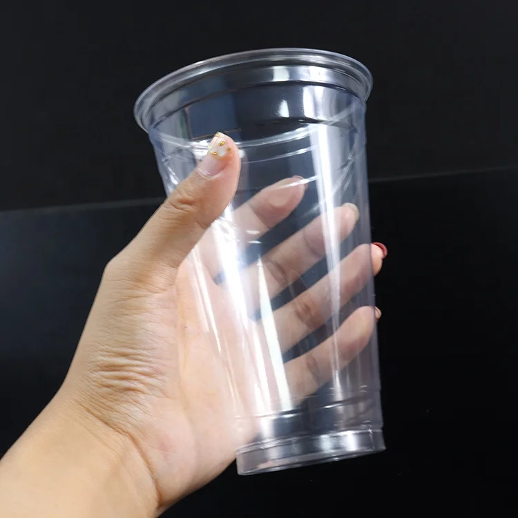 12 Oz. Crystal Clear Plastic Cups with Strawless SIP-Lids - China PP Cup, Plastic  Cup