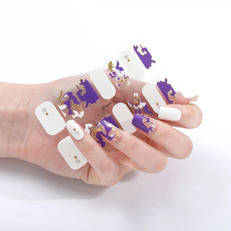 Shop High-Quality Adhesive Diamond False Nail Wraps from China