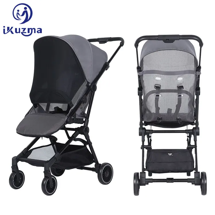 2021 Summer Mesh Seat One Hand Folding Baby Travel Stroller Light Weight