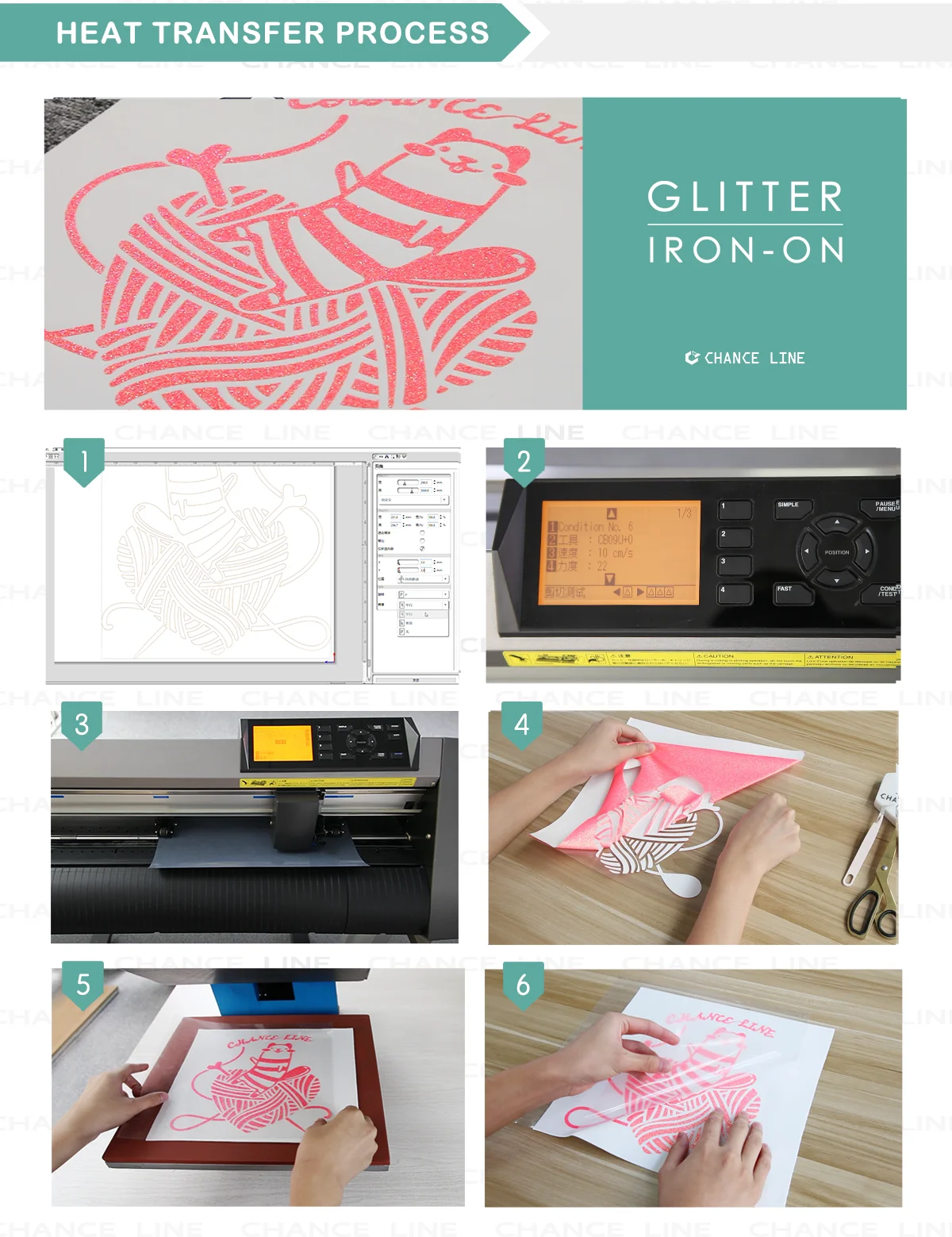 Wholesale Heat Transfer Easy Peeling Rolls Htv Textile Glitter Vinyl