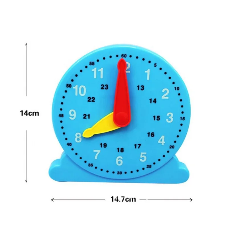 Details about   Wooden Colorful Clock Cognition Clocks For Kids Early Preschool Teaching A Jo 