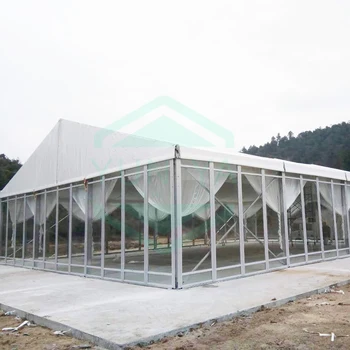 Aluminium Event Glass Carpa Prefab Canopy House Commercial Banquet Outdoor Wedding Party Tent Marquee with Decoration Lining