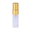 Frosted with gold cap