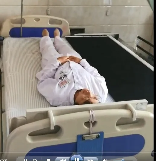 Stroke Patient Care Bed High-Tech Medical Hospital Electronic Transport Gurney