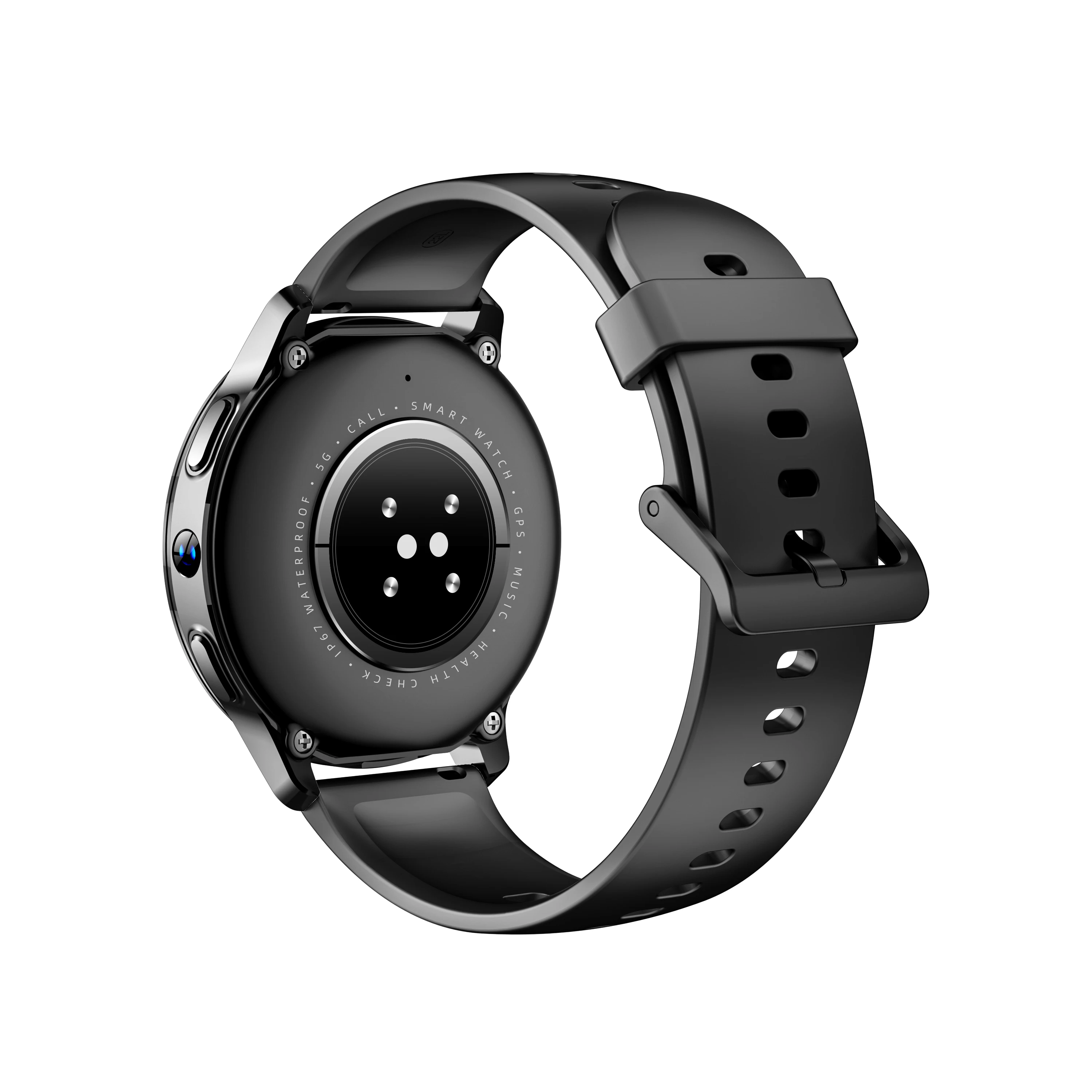 Round Amoled Waterproof Camera P68 Pro 4G Sim Card Smart Watch GPS Wifi 1.5 Inch 750Mah Hotspot Blood Oxygen Heart Rate Watch