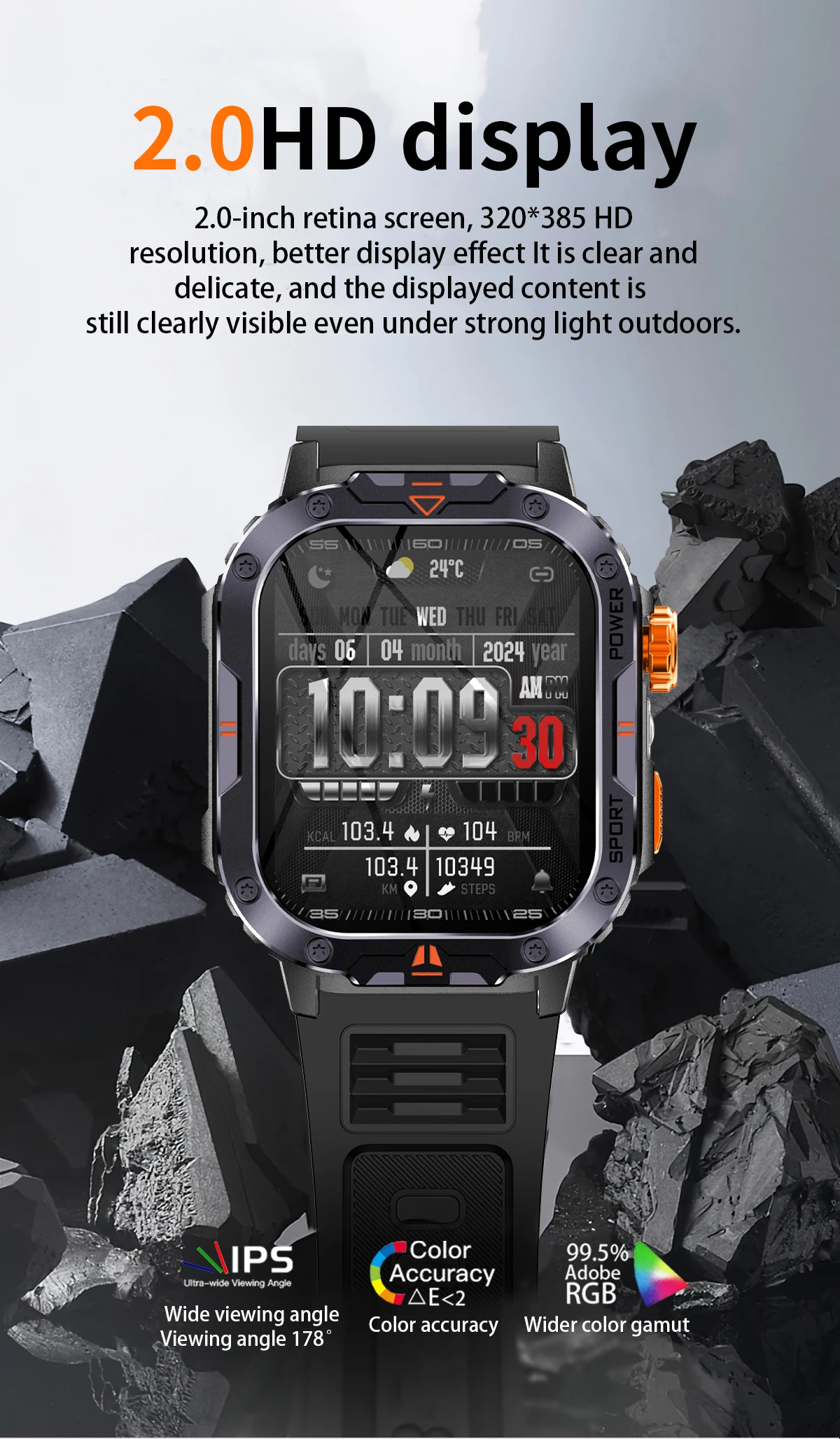 Welcome OEM Order, Factory Whole Selling Nx20 Relojes Outdoor Sport Smart Watch 2'' Bt Call Heart Rate Sleep Monitoring Local Recording Smartwatch With Flashlight 2025 - Buy 2025 Outdoor Sport Smartwatch sports Smart Watch For Men Ip68 Waterproof Smartwatch