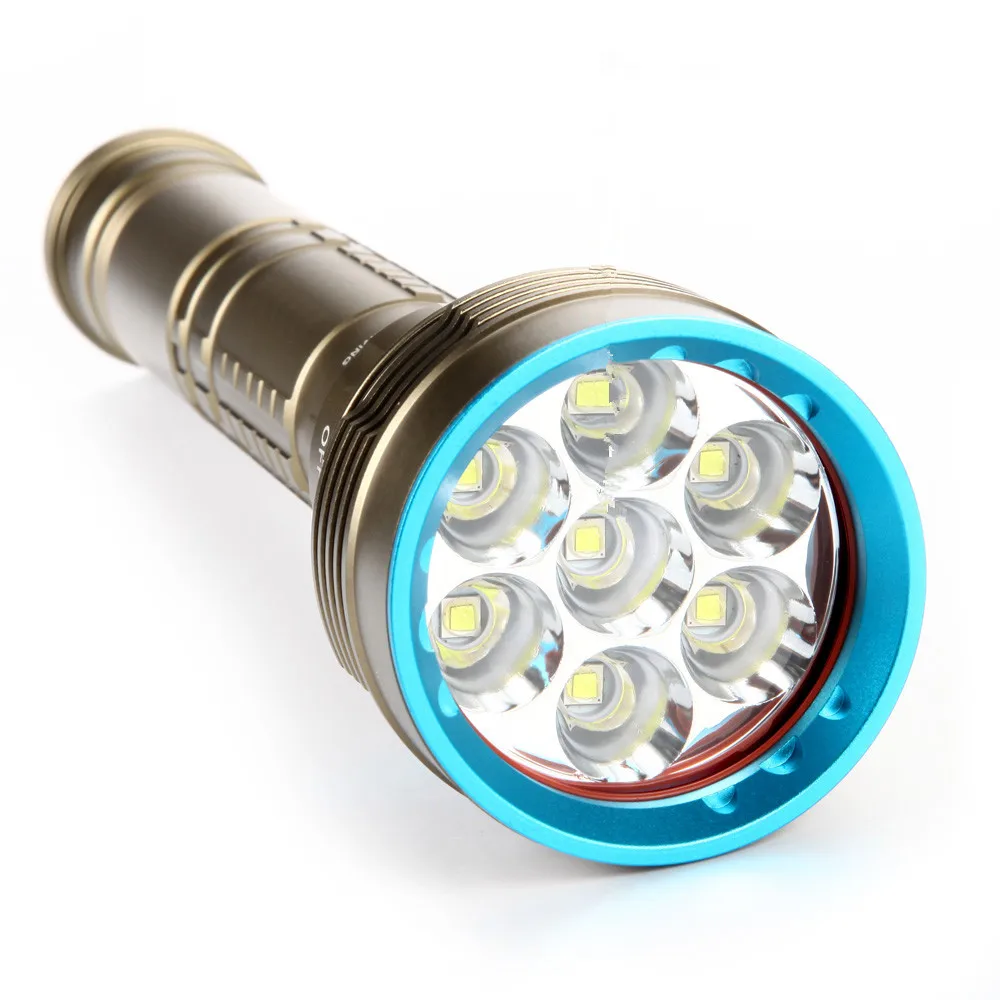 Scuba 15000Lm XM-L T6 LED Diving Flashlight Waterproof 100M Torch 18650 Lamp 