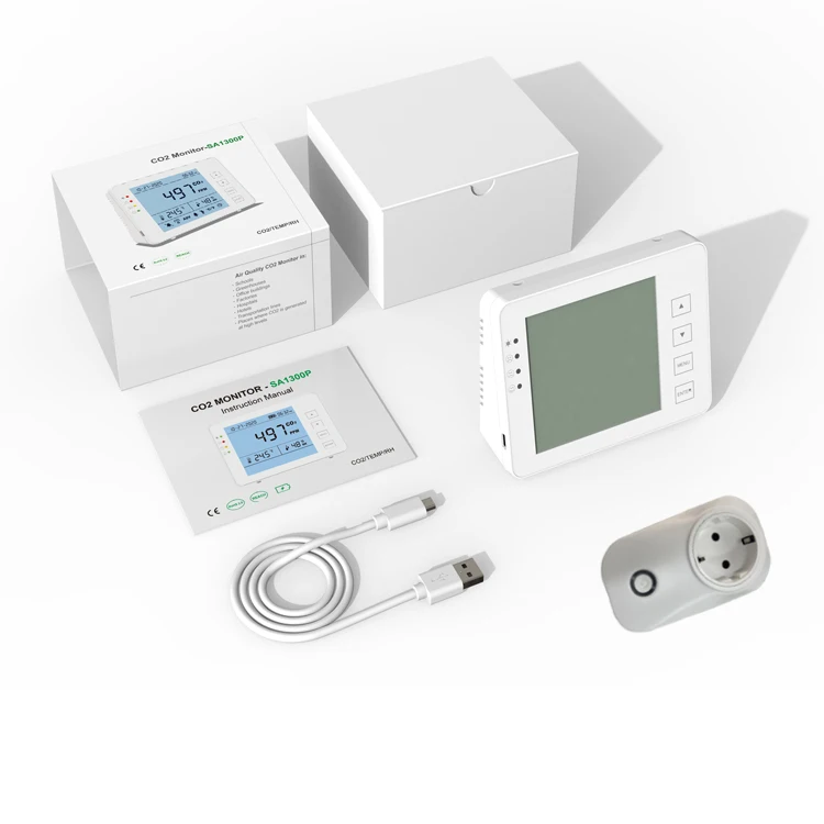 Audible Alarm Indoor Air Quality 433mhz Sensor Remote Control Exhaust