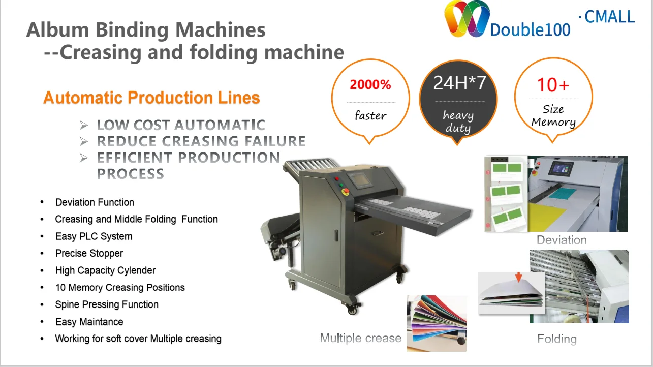 Photo Book Making Machine Double100 Photobook Machine Semi-automatic Making Albums From Digital ...