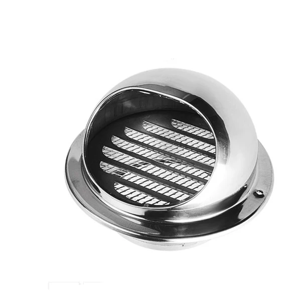 Customized Logo Brand Stainless Steel Wall Air Vent Ducting Ventilation Exhaust Grille Cover Outlet