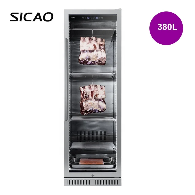 SICAO DA400S Dry Aging Refrigerator for Dry Aging Beef Pork Sausage Cheese Household Appliance Kitchen Use