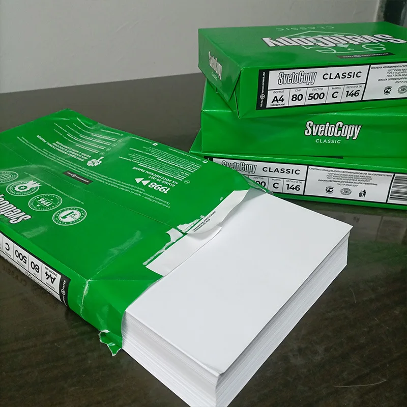 Hot Sales 100% Pulp A4 Copy Paper 80gsm A4 Price Grade Super White 80 Gsm A4 Paper