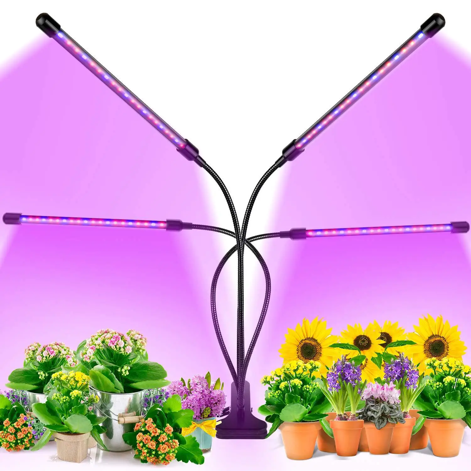 Favorable Priced Bio LED Strip Light for Indoor Plants 40W Negative Ion Bloom Lamp with Plastic Body