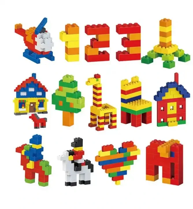 Wholesale Children Plastic Building Block Toys Set 1000pcs Classic
