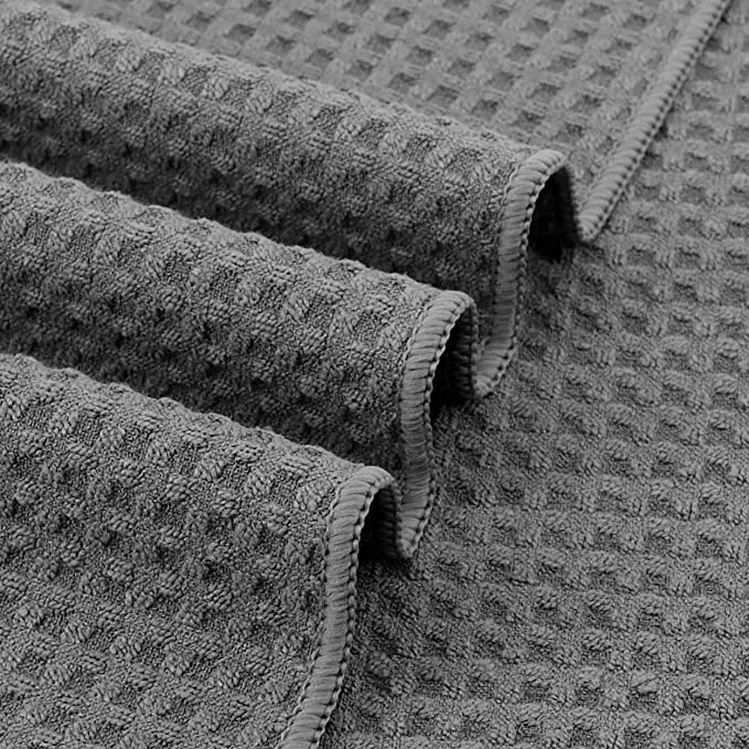 Wholesale Price Premium Kitchen Waffle Towel Sublimation Embroidery