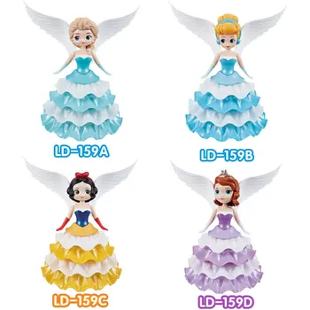 2021 Amazon hot sale New girl doll Electric Toy Dancing Princess Rotation Dis ney angel frozen princess toys for girl