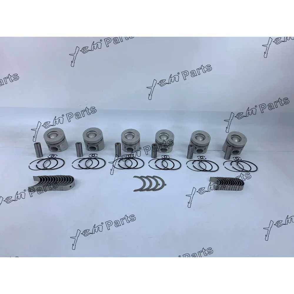 DB58 Piston Kit With Bearing Thrust Washer Fit for Industrial Excavator Forklift Diesel Engine