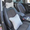 Gray headrest and lumbar support