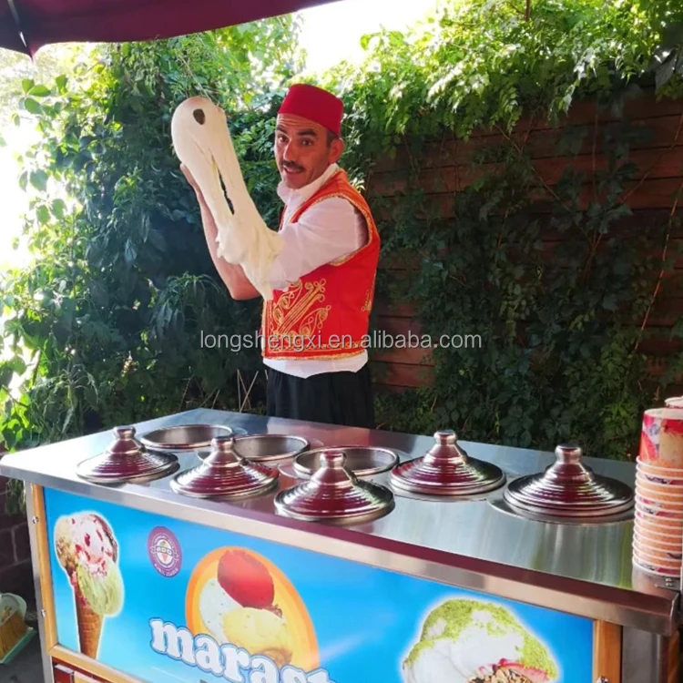 中古 アイスクリームマシン トルコアイス 56cm幅 90cm横幅