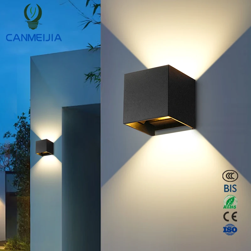 High Quality  IP65 Cube up Down Wall Light/Outdoor Indoor Waterproof Decor Garden Porch Led Wall Light Led Wall Lamp/Wall Lamps