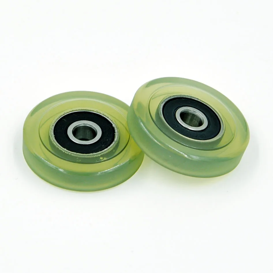 Polyurethane Wheel Material Vulkollan Wheel with Keyway. Industrial Polyurethane Polyurethane Star WheelPU62633-7 626RS 6x33x7mm