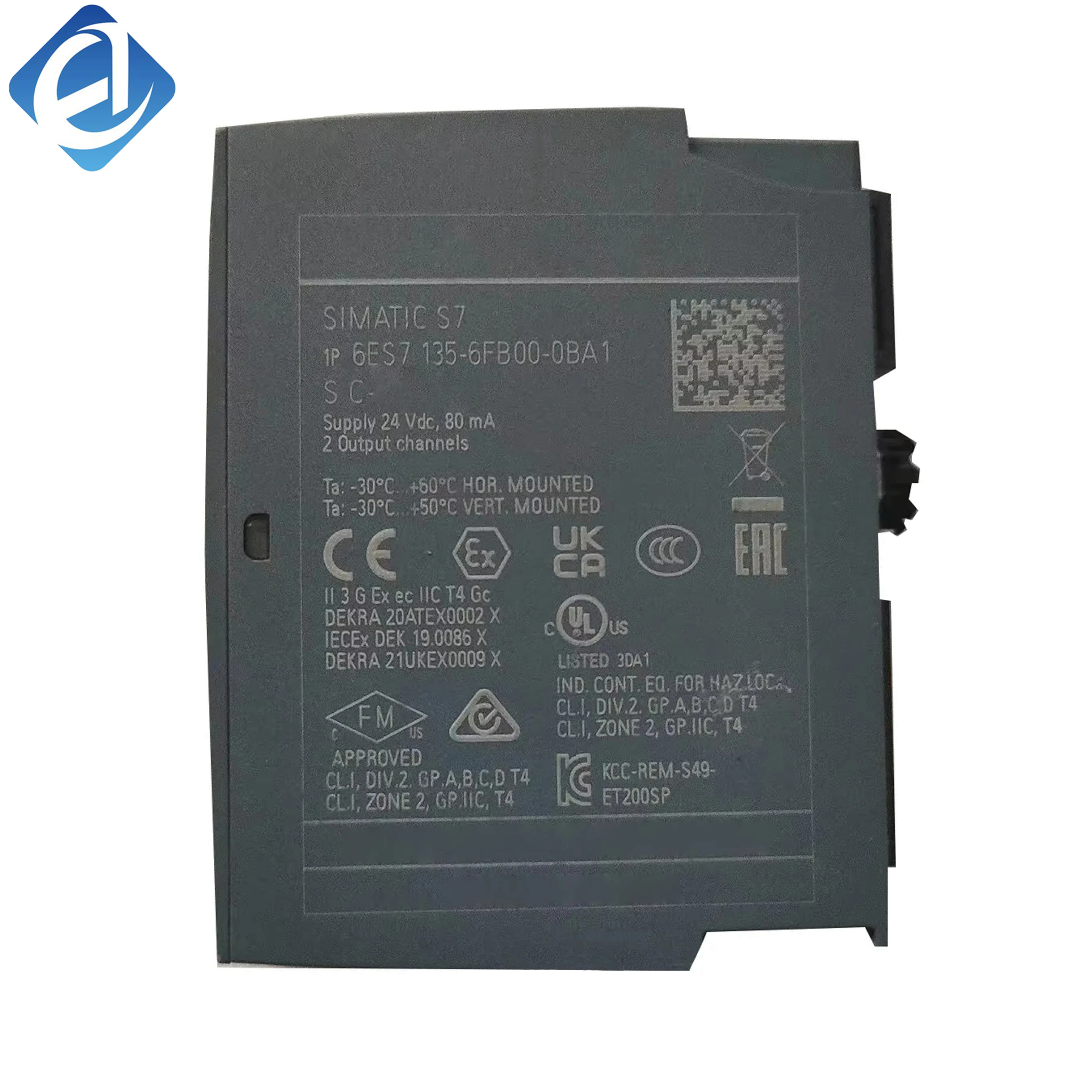 New Original 6ES7135-6FB00-0BA1 6es71356fb000ba1 S7-300 Analog Output Module Stock in Warehouse