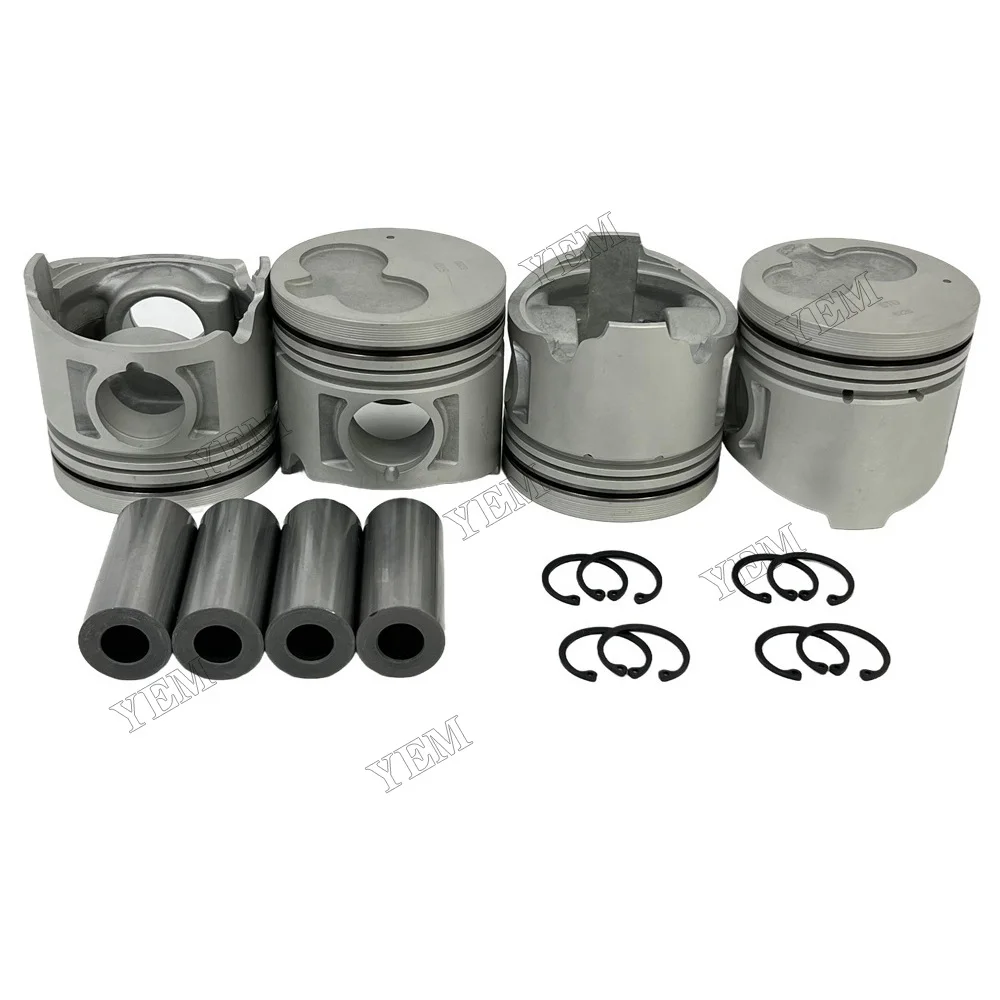 Piston Kit Compatible for Isuzu 4JG2s Engine Rebuild Kit 4