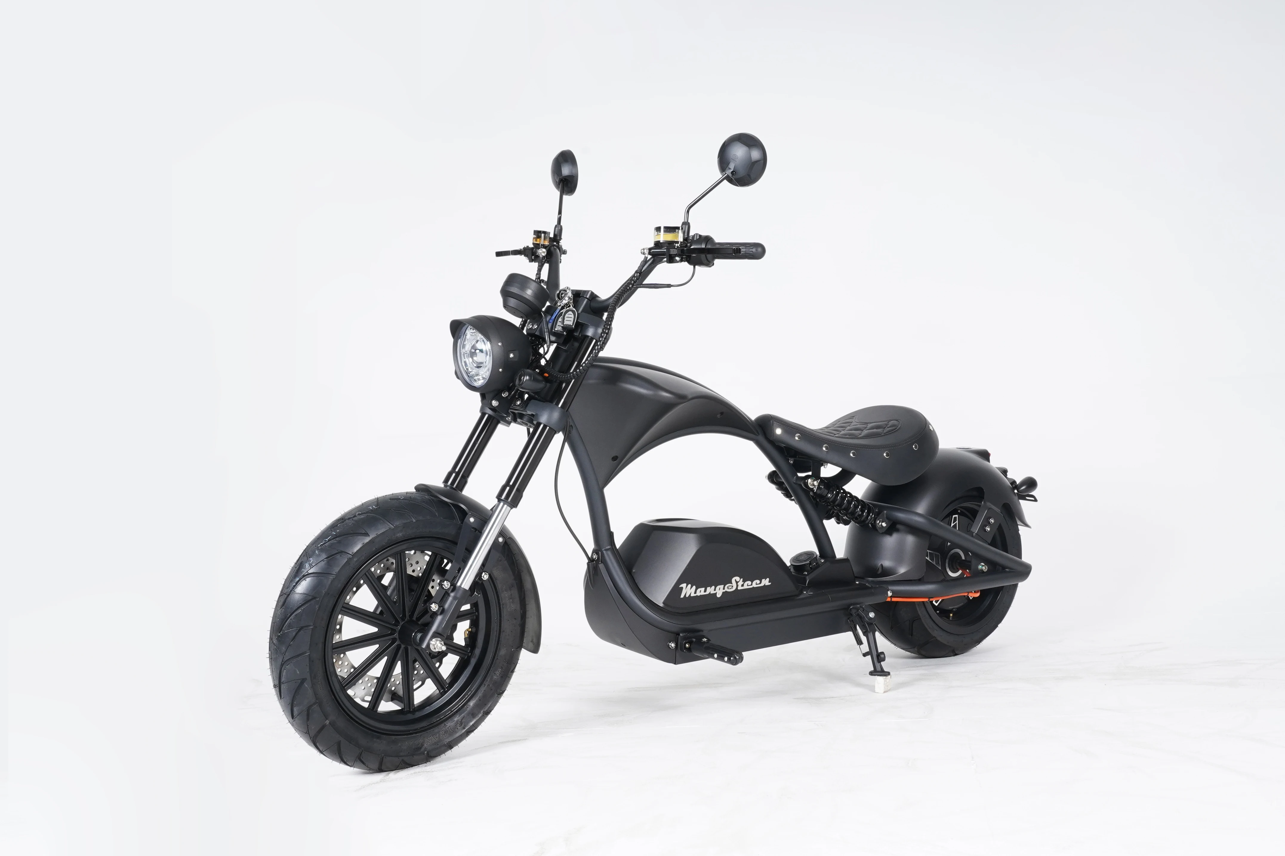 Mangosteen Electric Scooter Chopper Fat Tire Citycoco M1PS knight
