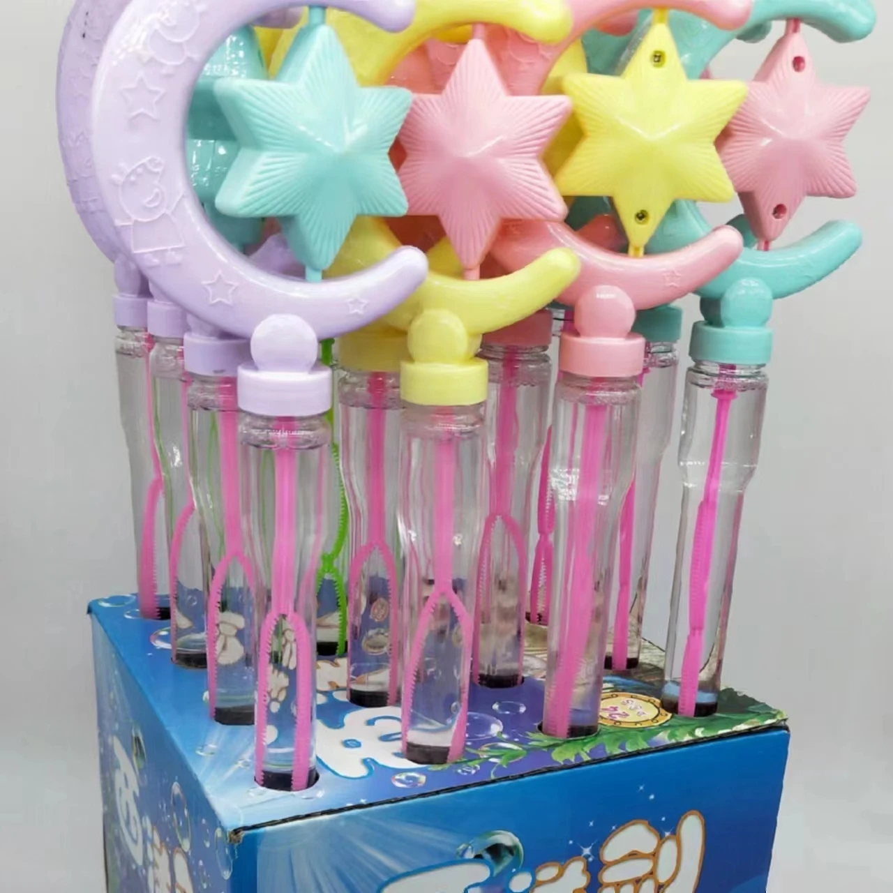 Factory Direct Cute Pattern Outdoor Toy 46cm New PVC Bubble Stick