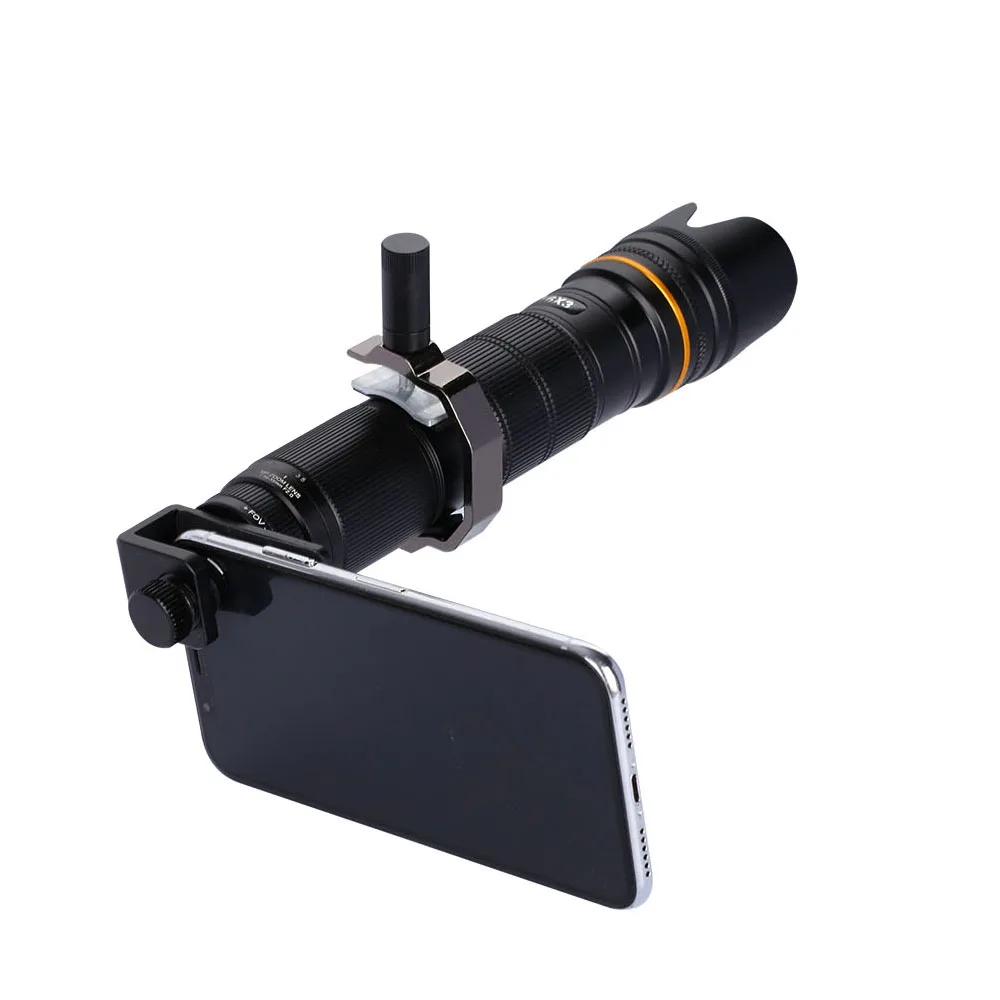 Mobile Camera Zoom Lens 4K HD Telescope Camera Zoom Lens Waterproof  Adjustable Cell Phone Telephoto Lenses Smartphone Lenses