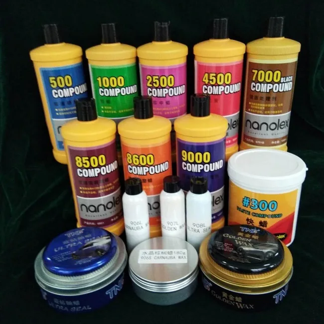 Free Samples Of Car Polishing Compound For Testing 120ml Bottle Package 3 Car Polish Compound