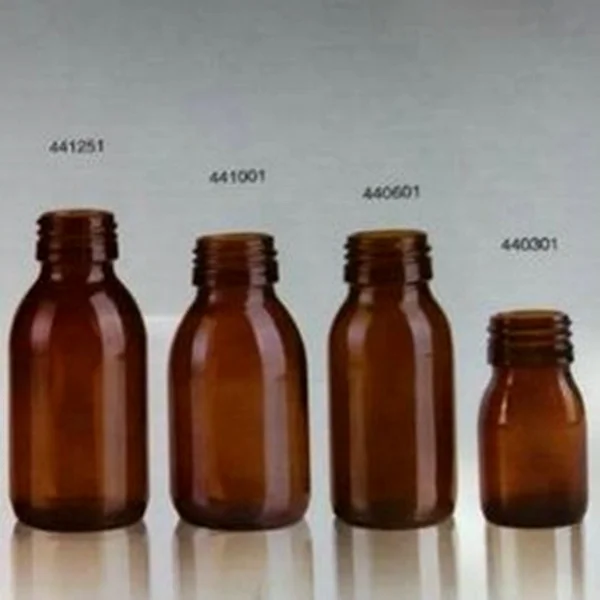 125ml Syrup Amber Glass Bottle 125ml Glass Bottle