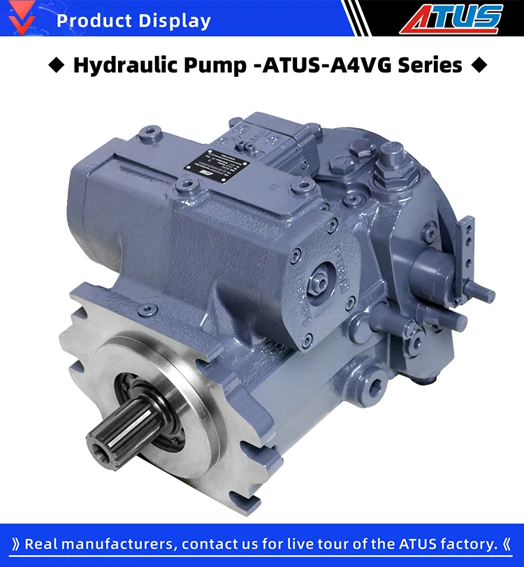 21(1) Hydraulic pump for tractor propulsion system A4VG56 Rexroth Hydraulics Piston Pumps  Closed-loop system oil pump A4VG 56 cc