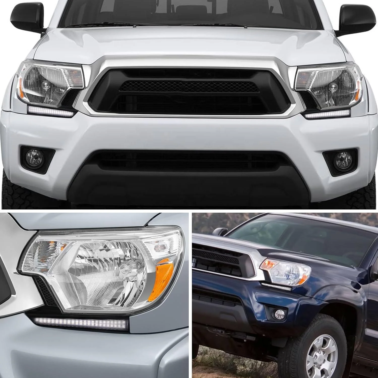 Spec D Toyota Tacoma With Factory Led Daytime Running Lights Drl