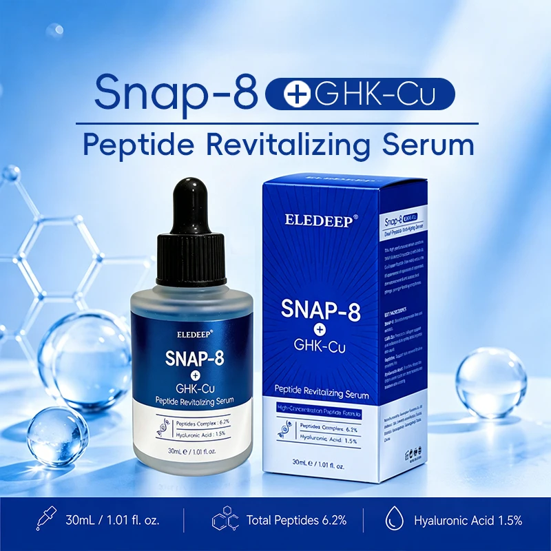 S Private Logo Snap-8+ghk-cu Peptides Skincare Kit,Dual Peptide Anti-aging Serum + Firming Cream With Matrixyl 3000,Snap-8,Ha