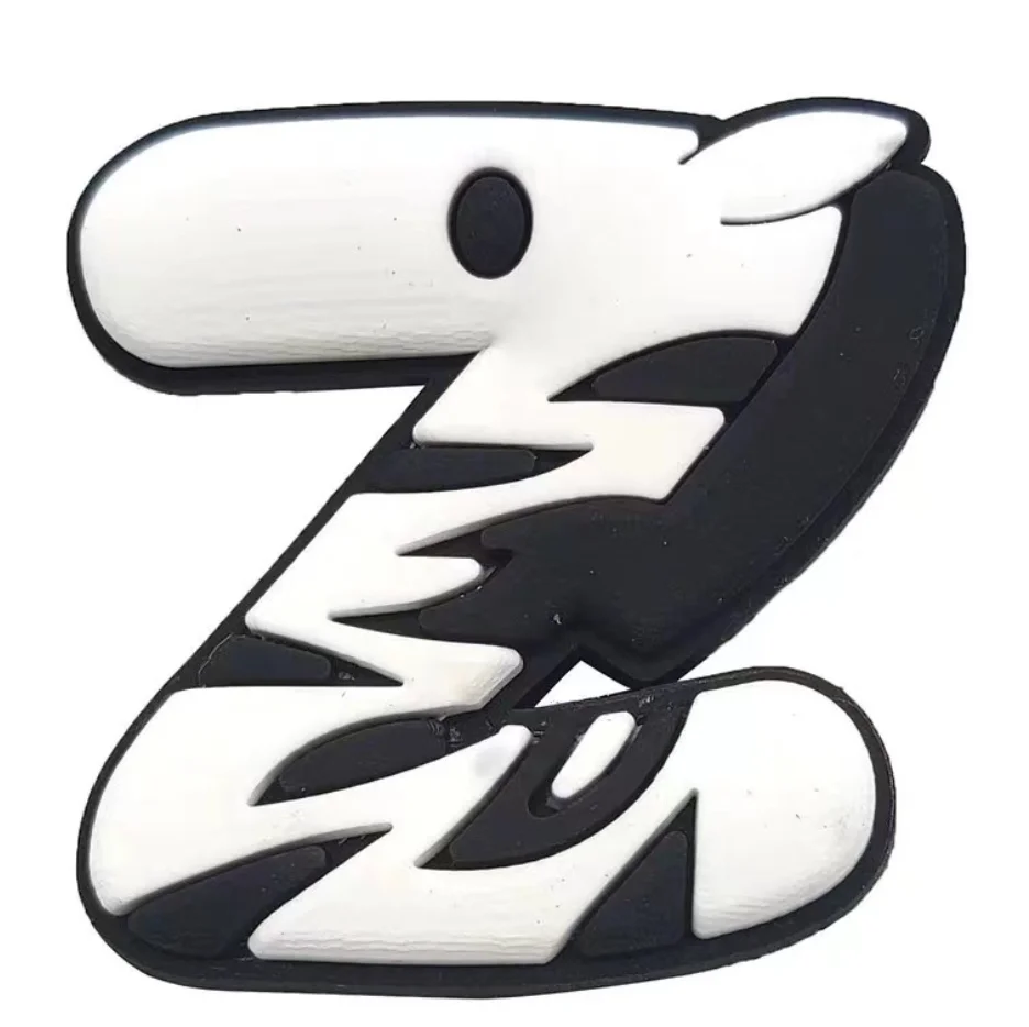 Wholesale Ready Stock Cartoon Letters Diy Pvc Colorful Shoe Charms