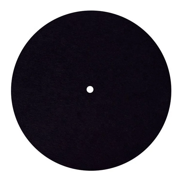 Custom Turntable Felt Mat Pad Diameter 7.8-inch Felt Slipmats LP Record Players Anti Static Vibration Dampening Pad for Vinyl