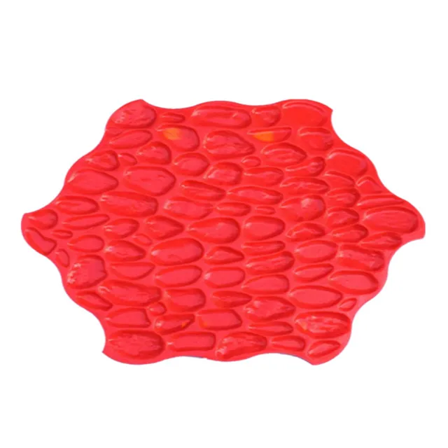 Polyurethane Stone Pattern Rubber Concrete Stamp Mat Paving Mould Liquid Silicone for Stamped Concrete Printing Molds
