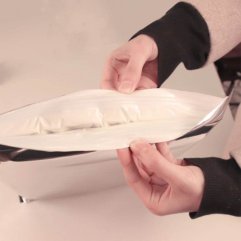 Sacs de refroidisseur isolés par glisser, sac de refroidisseur isolant thermique pour les aliments 5