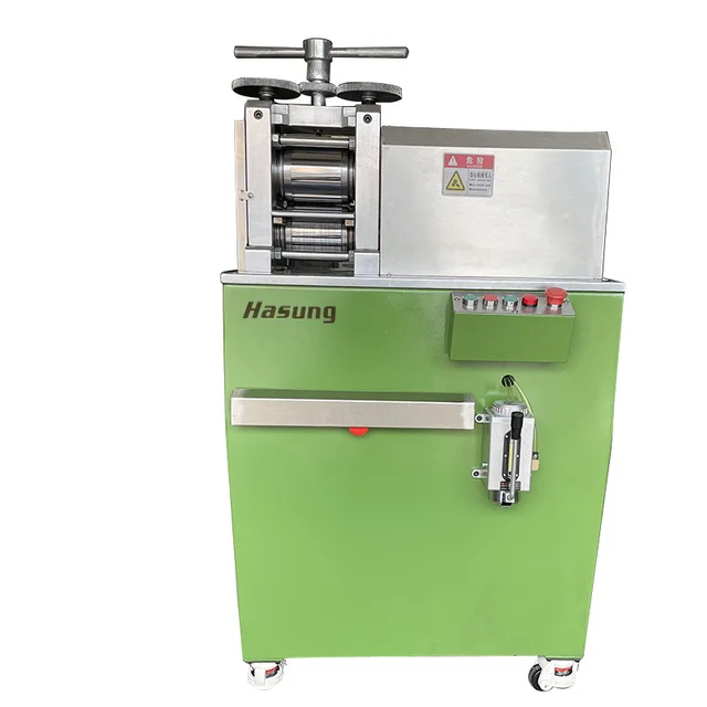 Hasung Premium 7.5HP Tungsten Carbide Mirror Surface Rolling Mill Jewellery Rolling Machine