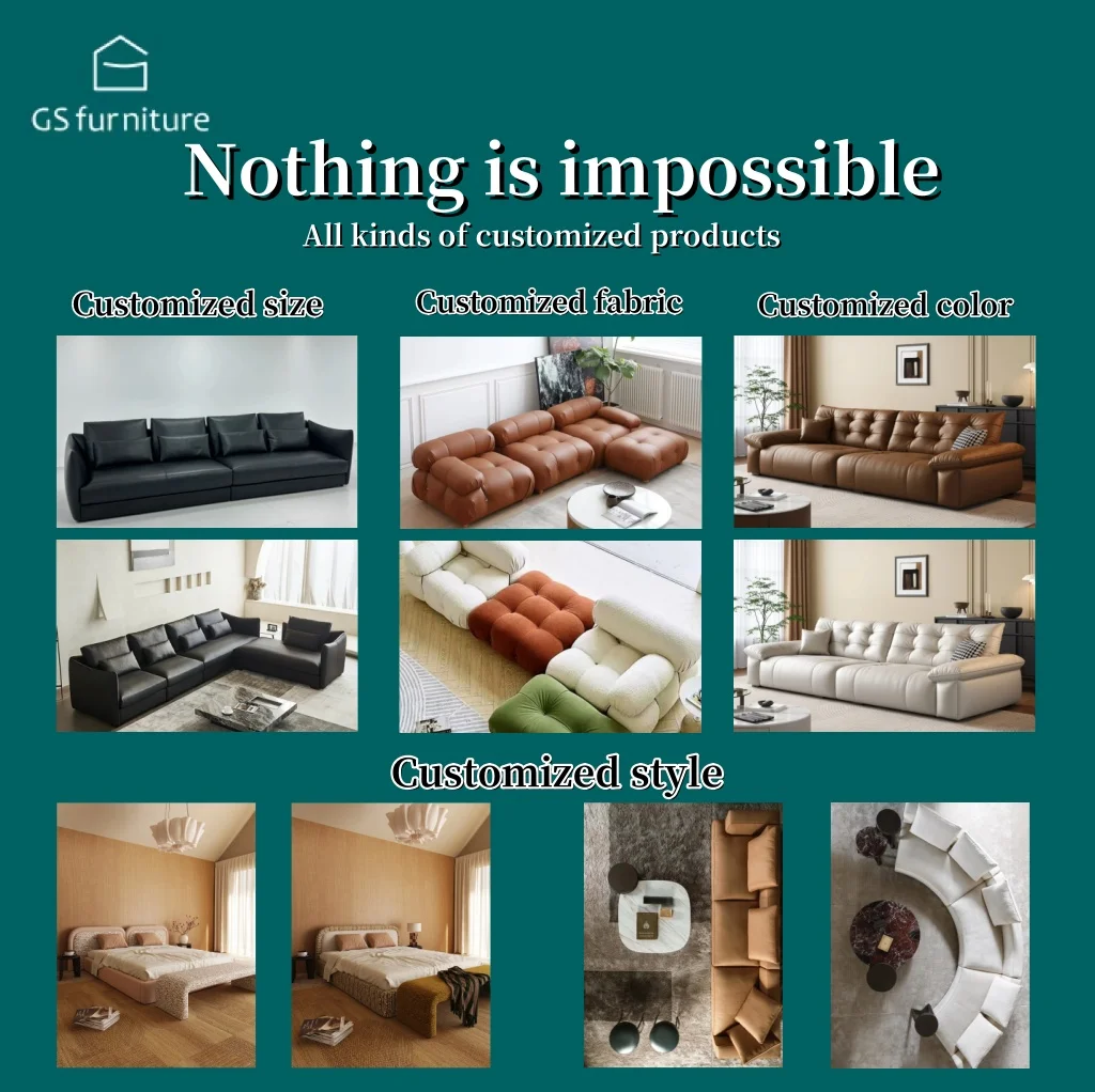 Modern Italian HTL Tall Cloud Sofa with Extendable Feature Cat Scratch Resistant Cloth In-Line for Villa or Apartment