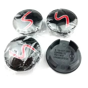 54mm Car emblem Wheel Center Hub Cap wheel Badge covers for S  JCW S One Countryman R50 R55 R56 R57 R58 R60 R61 F55 F56